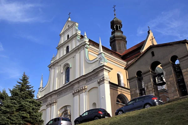 圣母升天大教堂和圣约翰浸信会 普鲁士大主教管区的主要教堂 从1375年到1412年 彼得和保罗的木制教堂矗立在这个地方 波兰Przemyl市 — 图库照片