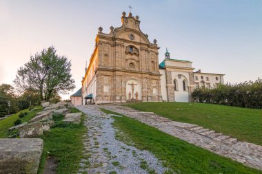 Saint Cross - Lysa Gora in Swietokrzyskie Mountains at sunset - Kielce - Poland