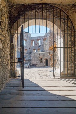 Ruins of the Ogrodzieniec castle. Poland