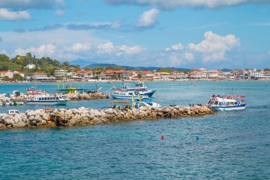 Boats near Cameo island, Greece