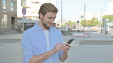 Smartphone 'da İnternet Tarayıcı Orta Çağ Adamı