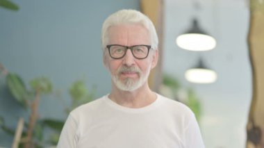 Portrait of Smiling Senior Old Man