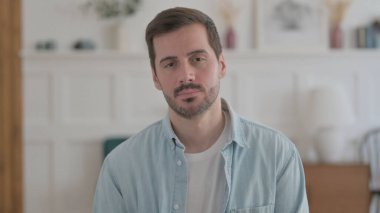 Portrait of Sad Casual Man Feeling Upset and Crying