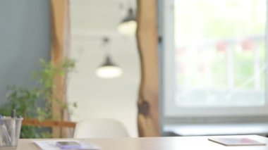 Young Businessman Coming to Office for Work