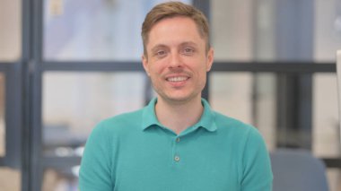 Portrait of Smiling Mature Adult Man