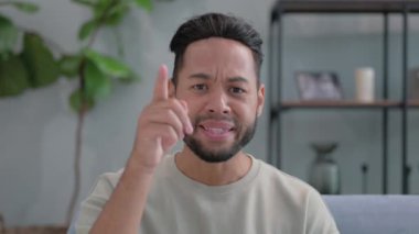 Kızgın İspanyol Adam 'ın portresi çıldırıyor.