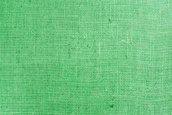 Текстура Зеленого Полотна Справжніми Лляними Нитками Полотні Красивою Лляною Текстурою — стокове фото