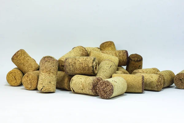 Abstract Background Wine Corks Corks Red Wine Bottles Corks White — Stock Photo, Image