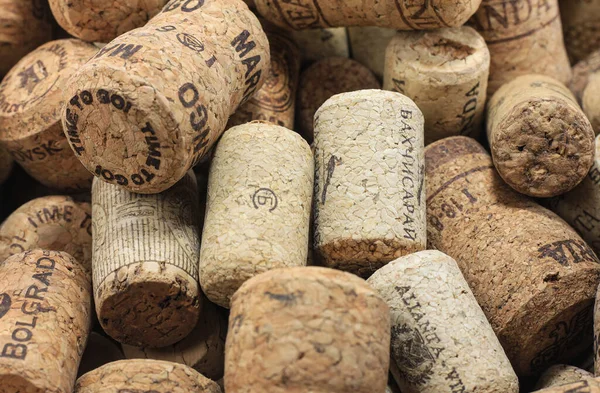 Kyiv Ukraine February 2023 Wine Corks Editorial Background Dates Drops — Foto de Stock