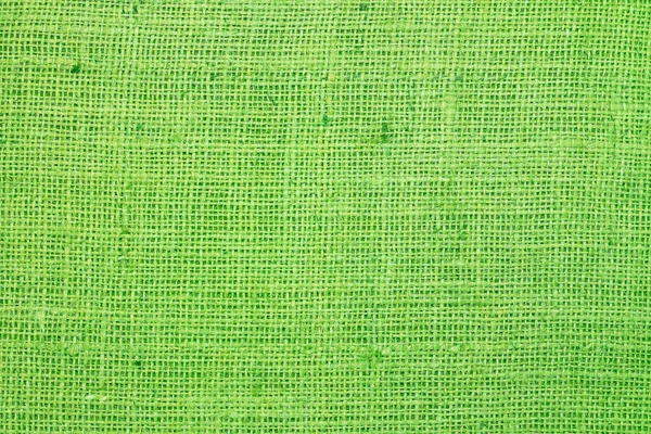 帆布上有真麻线的绿色帆布纹理 帆布上有漂亮的亚麻布纹理 作为绿色麻布帆布的样品 — 图库照片