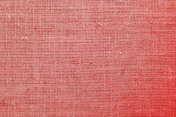 Красный Мешковина Красивой Текстурой Холста Красной Ткани Ретро Стиле Красивой — стоковое фото