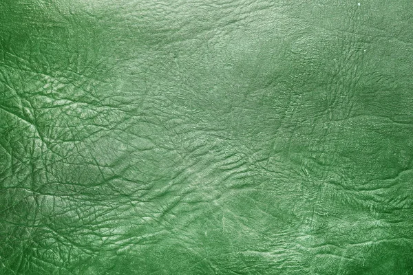 Bellissimo Sfondo Verde Con Texture Pelle Con Venature Verdi Pelle — Foto Stock