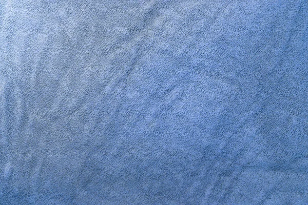 自然な革から青の背景のサンプルとして青革の青い静脈と革の質感と美しい青の背景 — ストック写真
