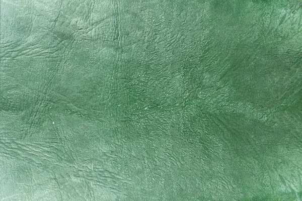 緑の革の緑の静脈と革の質感を持つ美しい緑の背景自然革から緑の背景のサンプルや美しい自然背景のための革の質感のサンプル — ストック写真