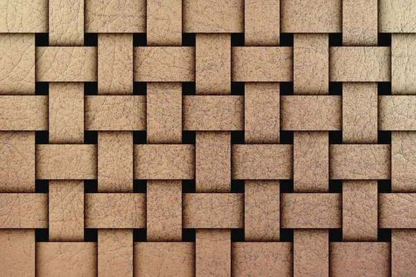 Beautiful Brown Wicker Background Cork Wood Texture — Stock Photo, Image