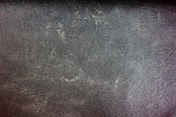 Bellissimo Sfondo Nero Con Texture Pelle Con Venature Nere Pelle — Foto Stock