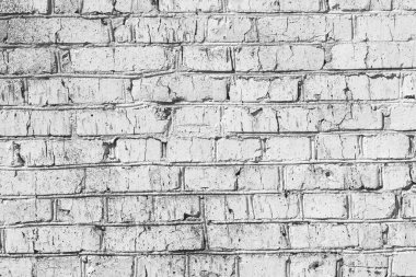 Siyah ve beyaz fotoğraf tuğla duvar çatı katı tarzında siyah ve beyaz arka plan