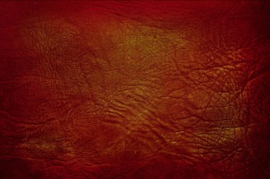 Beautiful red background with leather texture with red veins of red leather background as sample of red background from natural leather or sample of texture of leather for beautiful natural background