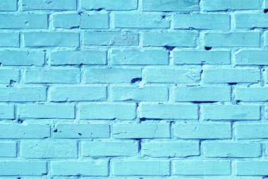 Mavi tuğlalardan yapılmış olağandışı mavi tuğlalar ve soyut mavi arkaplan için kırık mavi tuğlalar olan tuğla duvar.