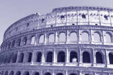 Roma'da Colosseum - Flavian Amfitiyatro closeup, İtalya, Avrupa.