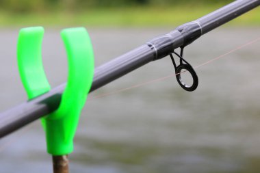 Balıkçı oltası, yakın plan.