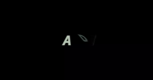 Helpt Tekst Animatie Zwarte Achtergrond Moderne Tekstanimatie Geschreven Aids — Stockvideo