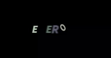 Herkes siyah arkaplanda animasyon mesajı atsın. Modern metin animasyonu, yazıldı Herkes