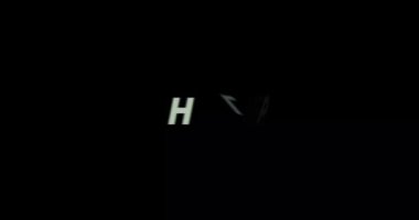 Siyah arkaplanda metin canlandırmasına yardım et. Modern metin animasyonu, yazılı yardım