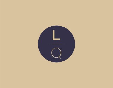 LQ letter modern elegant logo design vector images