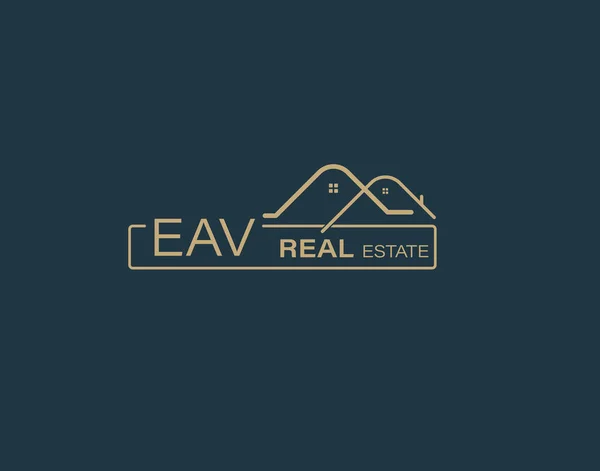 Eav Real Estate Consultants Logo Design Vectors Images Luxusní Design — Stockový vektor