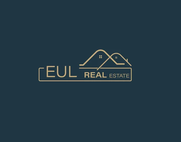 Obrázky Eul Real Estate Consultants Logo Design Vectors Luxusní Design — Stockový vektor