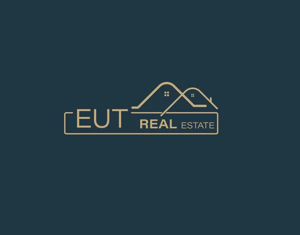 Eut Real Estate Consultants Logo Design Vectors Images Luxury Real — Stock Vector