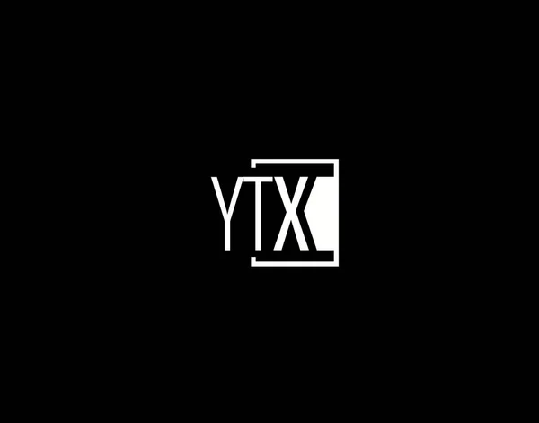 Logo Grafický Design Ytx Moderní Elegantní Vektorové Umění Ikony Izolované — Stockový vektor