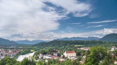 Bavyera Ortaçağ tatil beldesi Kötü Tolz ve çevresi