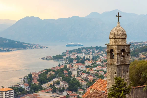Baia Kotor Montenegro Kotor Bella Città Medievale Sul Mare Adriatico — Foto Stock