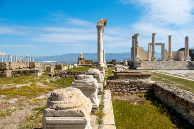 Antik Aphrodisias şehri. Modern Türkiye 'nin arkeolojik ve tarihi mekanları