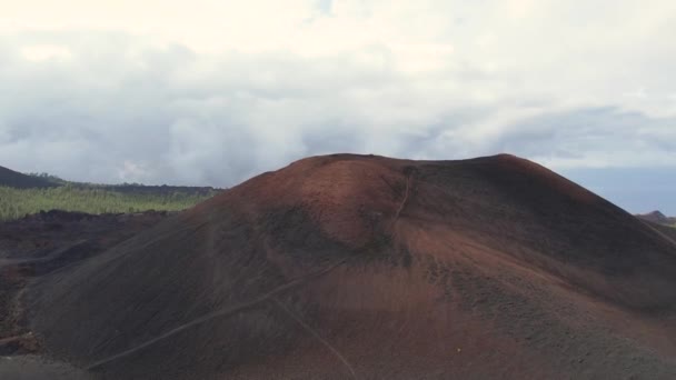 Puesta Sol Cráter Del Volcán Parque Nacional Del Teide Tenerife — Vídeo de stock