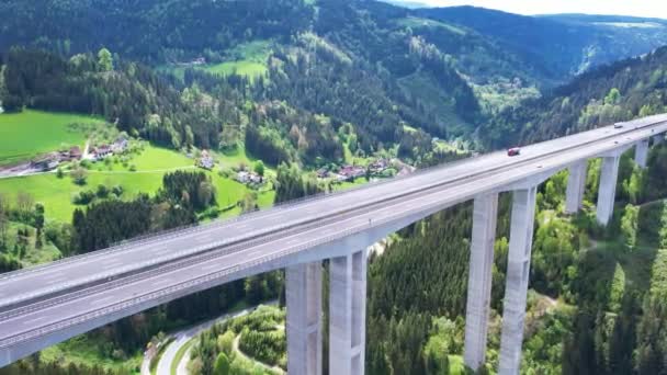움직이는 자동차의 오스트리아의 — 비디오