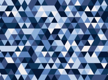fondo geometrico de patrones de triangulos azules y celestes