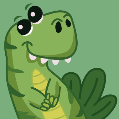 İlustracin vektör de tiranosaurio rex