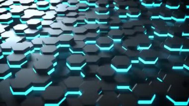geometrical 3d animated footage for background
