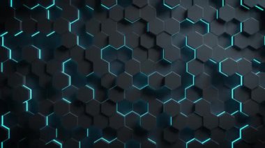 geometrical 3d animated footage for background