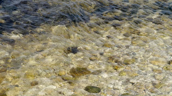 Klares Wasser Flachen Meer — Stockfoto