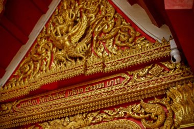 pattaya, Tayland. 03.18.2025. Büyük Buda tapınağı. ayrıntı ve görünüm
