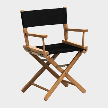 3d render Yönetici Sandalyesi (kırpma yolu)