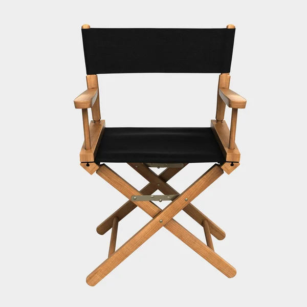 Render Director Chair Clipping Path — Stock Photo, Image