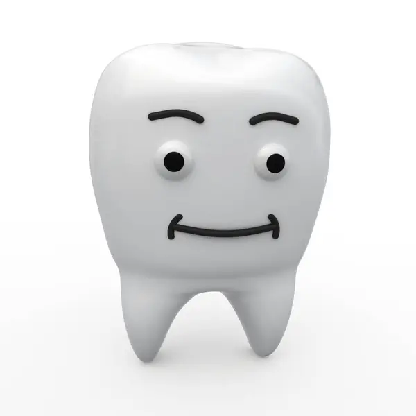 3Dレンダリング歯科 クリッピングパス — ストック写真
