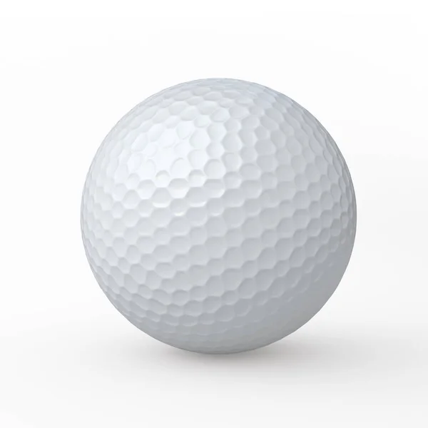3D渲染高尔夫球 截断路径 — 图库照片