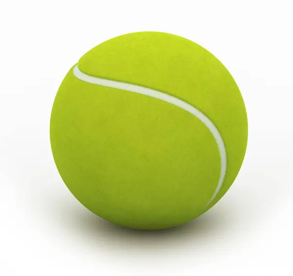 Tennisbal Renderen Clipping Pad — Stockfoto