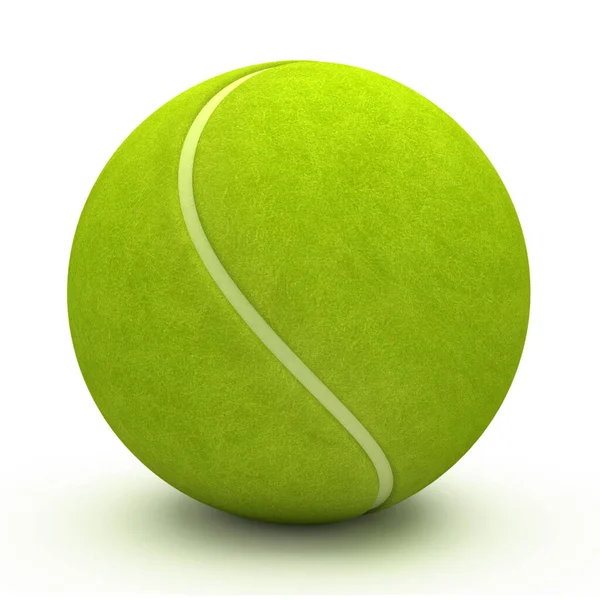 Palla Tennis Rendering Percorso Ritaglio — Foto Stock